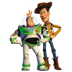Toy Story 1 2 3 dvd Buzz Lightyear Woody Jessie Stinky Pete Zurk